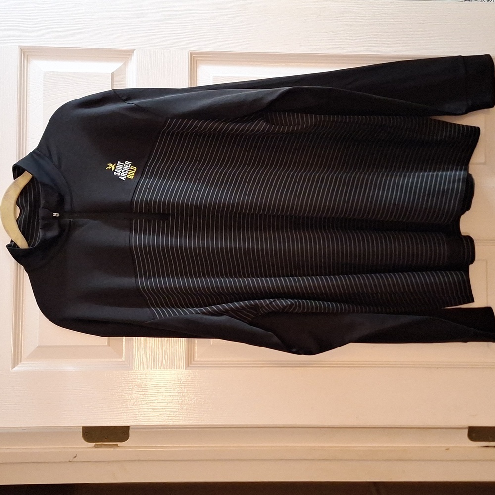 Cutter and Buck dry Tech 50 UPS Plus XXLG black and Saint Archer gold